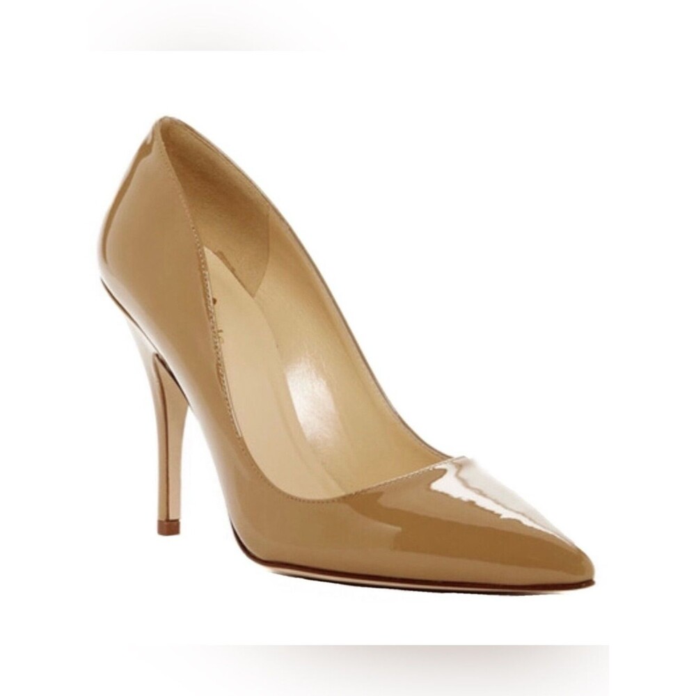 kate spade Patent Pointed-Toe High Heels Tan 6.5